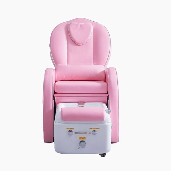 Sedia per pedicure rosa per salone di bellezza per manicure elettrica di lusso moderna all'ingrosso di fabbrica di alta qualità