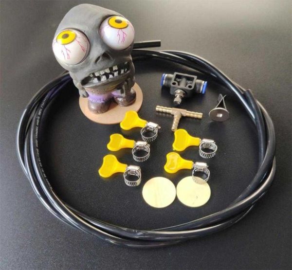 Innendekorationen Halloween Eye Popping Doll Rubber Turbo Car Boost Violent Zombie Decompress Release Pressure Turbocharge T2214999378