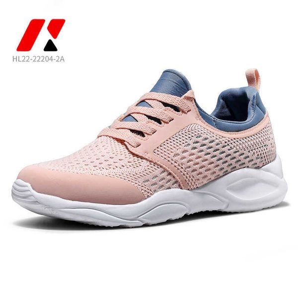 HBP Scarpe casual da donna di alta qualità non di marca da donna Scarpe da ginnastica da corsa in maglia intrecciata volante sportiva da donna