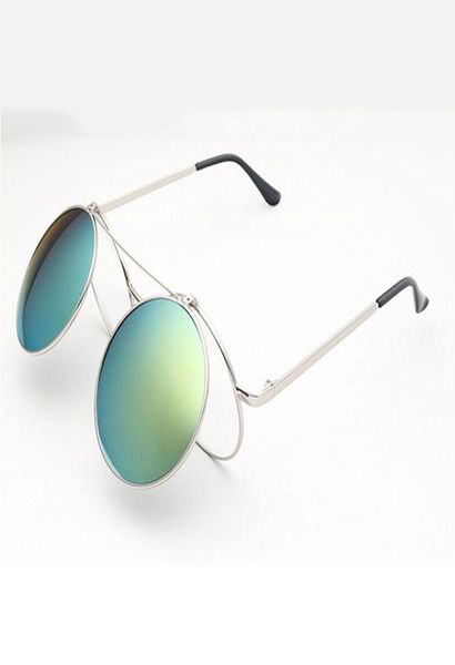 Модные солнцезащитные очки-раскладушки в стиле стим-панк, солнцезащитные очки в стиле ретро, мужские и женские очки, индивидуальные очки-раскладушки, металлические солнцезащитные очки в стиле панк Wh8921740
