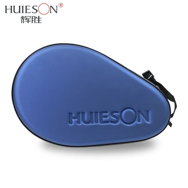 Borse HUIESON Borsa sportiva per racchetta da ping pong di qualità professionale Custodia rigida PU Zucca impermeabile Ping pong Allenamento sportivo