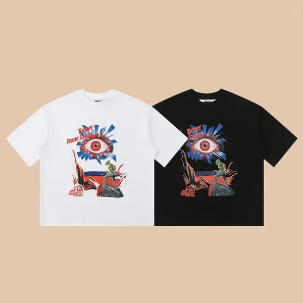 Herren T-Shirts Frog Drift Streetwear HOUSE OF ERRORS Grafiken Gedruckt Vintage Kleidung Lose Übergroße T-Shirts Tops Shirt Für Männer