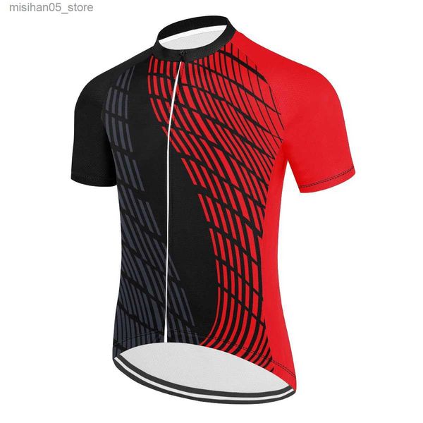 Jerseys 2024 verão bicicleta roupas divertidas camisas masculinas mangas curtas mtb nova jérsei rodovia q2403195