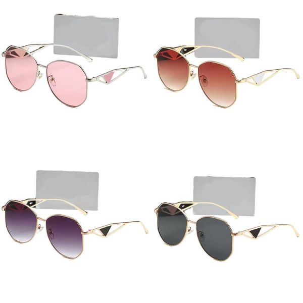 Lüks güneş gözlükleri metal çerçeve güneş gözlükleri üçgen oyma kakma moda gafas de sol basit zarif erkekler tasarımcı gözlükleri klasik soğuk ga0100 b4