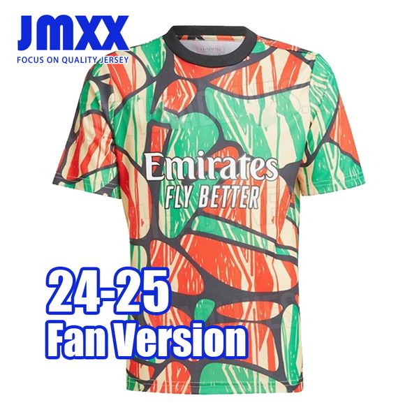 JMXX 24-25 arsenaol maglie da calcio Pre Match Traning speciale uniformi da uomo Jersey Man maglia da calcio 2024 2025 Fan Version S-4XL