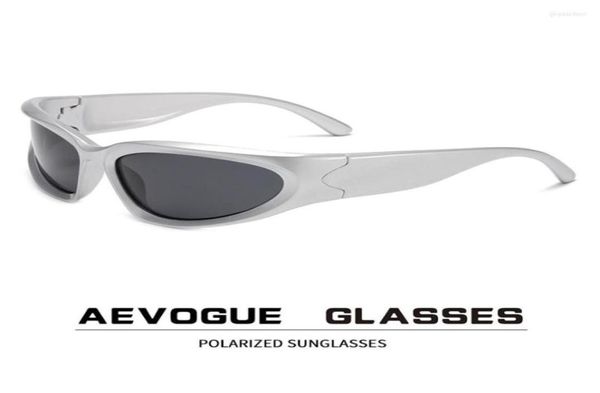 Güneş Gözlüğü Aevogue Sports Glasses Bisiklet Retro Sargısı Erkekler için Polarize AE12735311919