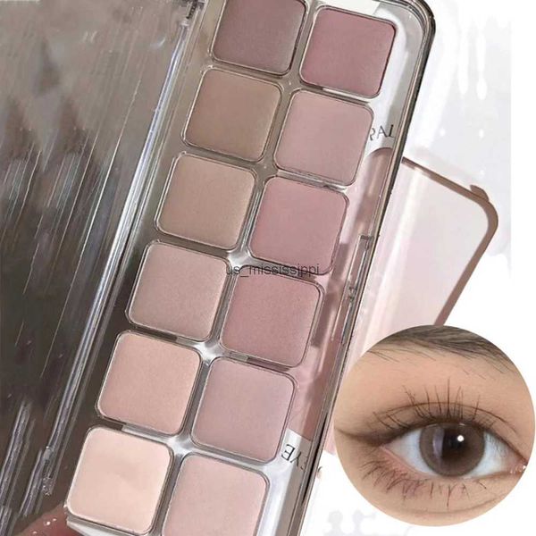 Ombretto Ombretto Trucco quotidiano Palette di ombretti Evidenziatore viso Opaco Nudo Lunga durata Donna Bellezza Trucco occhi Cosmetici tono terraL2403