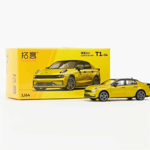 Carros modelo fundido Xcartoys 1/64 Lynk Co 03TCR 02 Hatchback Diecast Toys Modelo clássico premium carro de corrida veículo para adolescentes adultos presentesL2403