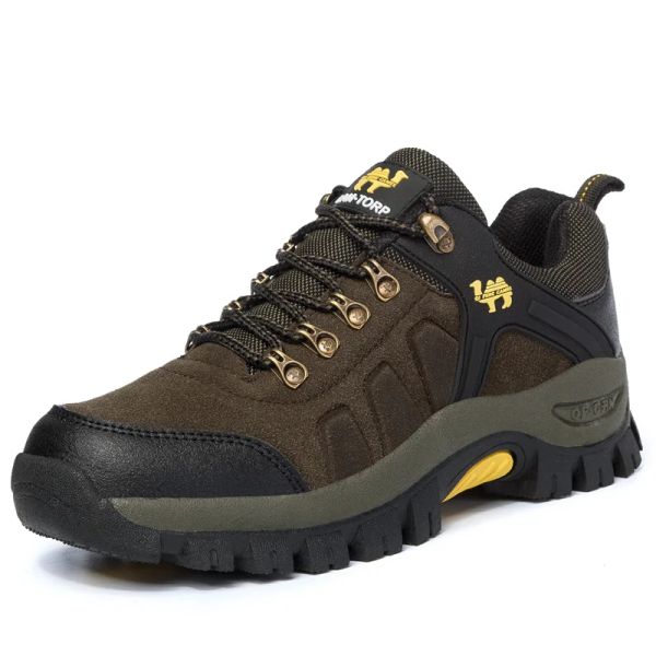 Scarpe da uomo stivali da trekking classici stivali estate inverno all'aperto non slip sneakers stivaletti caviglia bottiglie di gomma scarpe da arrampicata autunno autunno