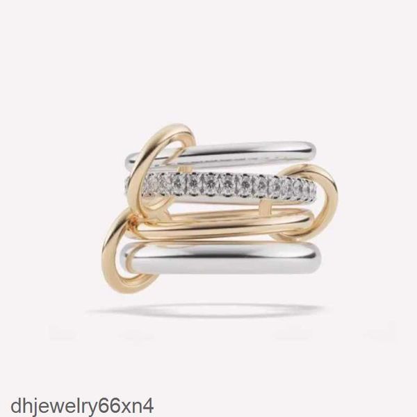 Anelli Spinelli Nimbus SG Gris designer simile Nuovo in alta gioielleria di lusso x Hoorsenbuhs Microdame anello in argento sterling DMJB