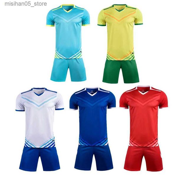 Trikots Fußballtrikot für Erwachsene und Kinder, individuelle Uniform, Herren-Sportbekleidungsset für fünf Personen, Damen Q2403194