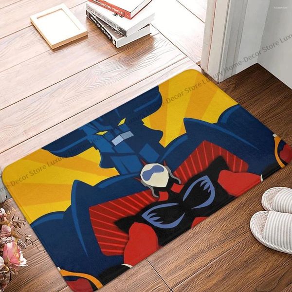 Tapetes UFO Robot Grendizer Anti-Slip Capacho Tapete de Banho 129 Clássico Piso Tapete Porta de Entrada Tapete Casa Decorativa