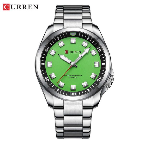 Curren/ Karion 8451 Erkekler Watch Quartz Saati Steel Band Watch Business Men's Watch Fashion Saat