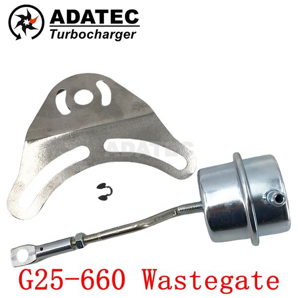 Adatec Brand New G25-660 Turbo Wastegate G25-Series Cearamic Dual Ball Bearing Turbocharger Atuador 740902-0076 740902-0077 740902-0080 PWG
