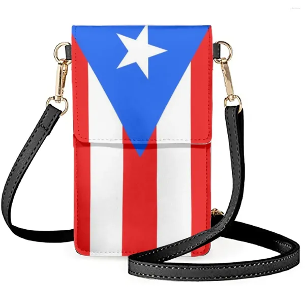 Bag Drop Puerto Rico Style Design Handyhülle Universal Diagonal Bags Flip Damen Accessoire Langlebige Umhängetasche