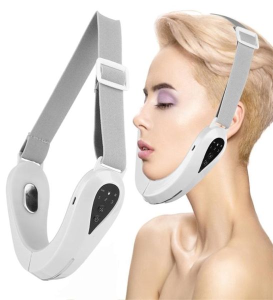 Máquina eletrônica de levantamento facial, máquina mais fina, linha v, removedor de queixo duplo, microcorrente, led, fitas redutoras de músculos 2204262994767