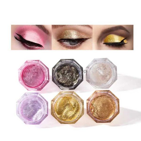 Ombretto Viola Ombretto Argento Oro Shimmer Eyeahdow Crema Trucco Occhi Impermeabile Glitter Ombretto Party PigmentL2403