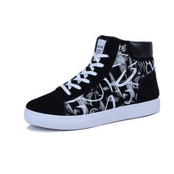 HBP Non-Brand New Design Factory Großhandel Studenten benutzerdefinierte Casual Man Fashion neueste Druck Graffiti Canvas Sportschuhe