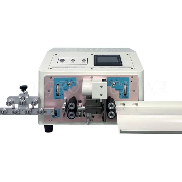 LY 810NT 4-Rad-Antrieb, elektrische Rundmanteldrähte, innere und äußere Doppelschicht-Schälschneidemaschine, 4,3-Zoll-Touchscreen, 220 V, 110 V