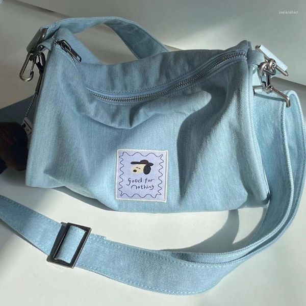 Сумки для плеча Xiuya Fashion милая женская сумка Blue Dog Letter Princt