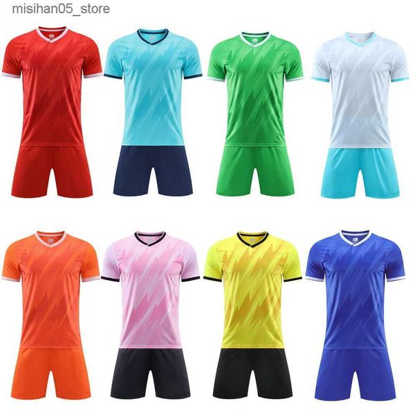 Trikots Fußballtrikot für Erwachsene, individuelles Uniform-Set für Jungen, Sportbekleidung, Damen, Trainingskleidung für fünf Personen, Q2403198