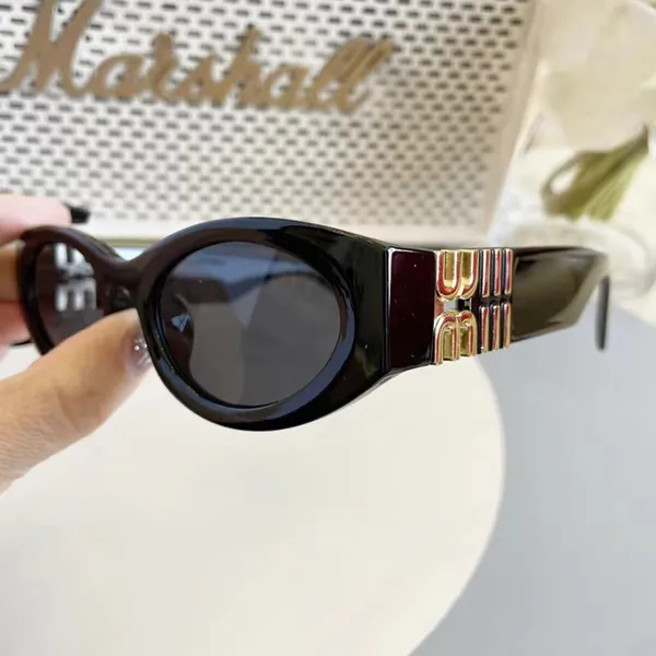 Солнцезащитные очки дизайнерские солнцезащитные очки роскошные солнцезащитные очки mui mui для женщин с надписью UV400 дизайн Adumbral путешествия модные солнцезащитные очки в подарочной коробке 12 цветов очень хорошо