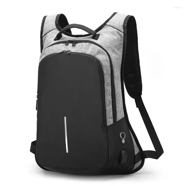 Рюкзак мужской большой вместимости, мужской рюкзак для ноутбука, деловой рюкзак для путешествий, сумка для багажа, зарядка через USB, школьная сумка