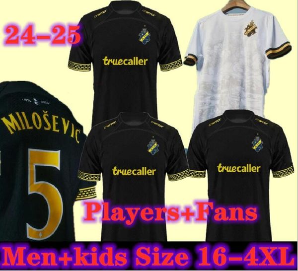 2024 AIK Solna storia Maglie CALCIO STOCCOLMA kit speciale in edizione limitata FISCHER HUSSEIN OTIENO GUIDETTI THILL TIHI HALITI 24 25 magliette da calcio in jersey 12314