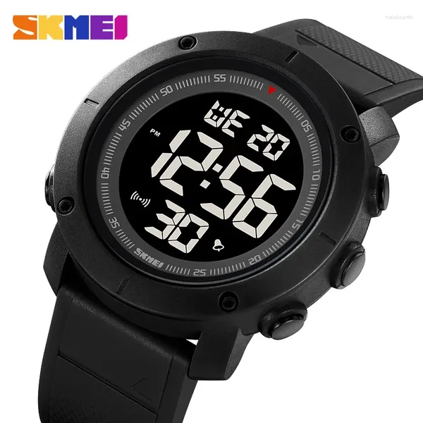 Orologi da polso SKMEI Sport Outdoor Orologio da polso digitale per uomo 2Time Cronometro Allarme Data LED Orologi da uomo elettronici militari Orologio maschile