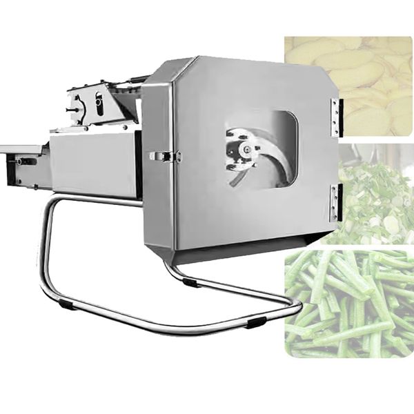 Manuel ve Elektrikli Hızlı Dilimleme Gıda Cassava Crisp Havuç Dilimleyici Kızartması Kesme Cips Kesici Makinesi