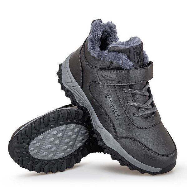 HBP Non-Brand Damen-Stiefel, Winter, Plüsch, wasserdicht, Klettern, Gehen, ältere Menschen, Sneaker, Outdoor, warm, Schnee, Wanderschuhe