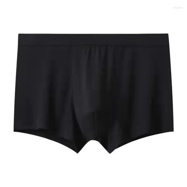 Mutande Intimo da uomo Vita media Grande sciolto Solido Traspirante Pantaloncini ad angolo piatto Mutandine Lingerie