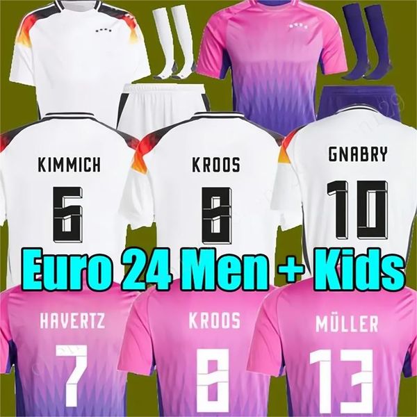 24 25 Almanya Euro Kupası Futbol Forması Hummels Gnabry 24 25 Kroos Werner Draxler Reus Muller Gotze Erkekler Futbol Gömlekleri Çocuk Kitleri Hayranlar Oyuncu Versiyonu Evde