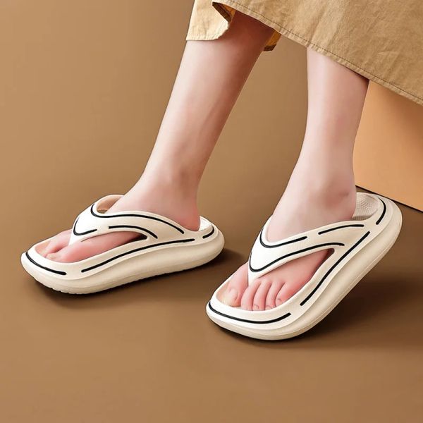 Flops Summer Women Flip Flip Slifori Uomini Slide coppie Piattaforma spessa Piattaforma Soft Eva Nonslip Sole Casualmente Casualmente Sliple