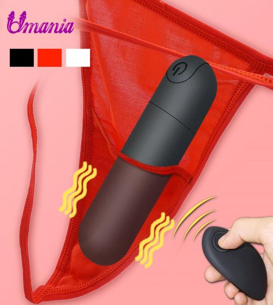 Potente mini vibratore bullet telecomando senza fili giocattolo del sesso per le donne vibratore adulto stimolatore del clitoride mutandine vibranti Y19121496140