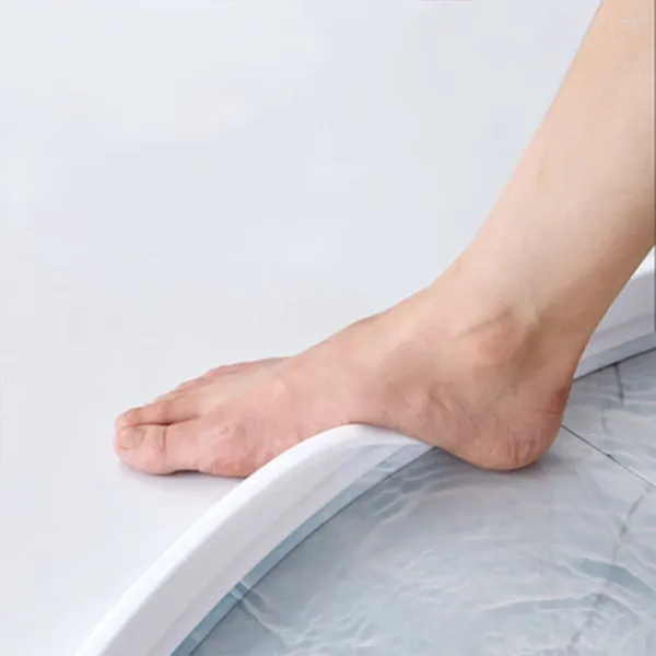 Banyo aksesuar seti 100-300 cm kauçuk silikon duş bariyer su durdurucu banyo su geçirmez şerit tutma baraj sel
