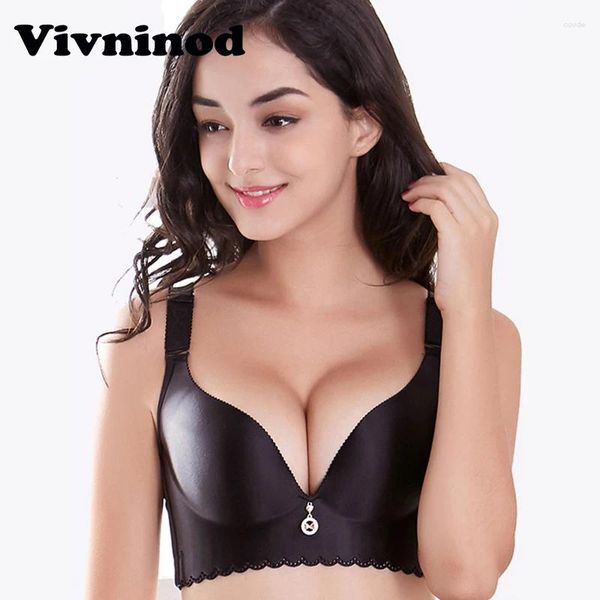 Reggiseni senza fodera Reggiseno di grandi dimensioni senza ferretto Senza bordi Reggiseno senza cuciture per donne Plus Push Up Liscio C D DD E Coppe 44 46 48 50