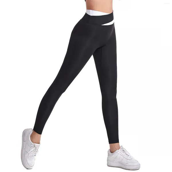 Calças femininas ginásio yoga mulheres leggings para fitness cintura alta calça longa sem costura elevador hip esportes push up collants roupas