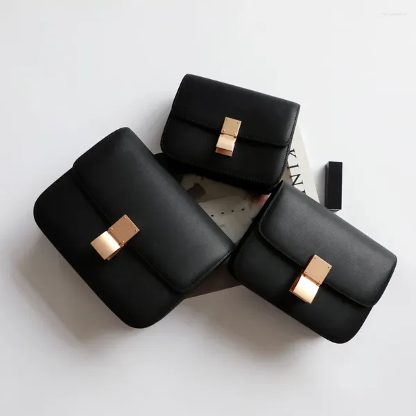 Sacos de cintura de couro genuíno bolsas femininas senhoras designer luxo tofu saco caixa ombro crossbody carregando pequeno quadrado aeromoça