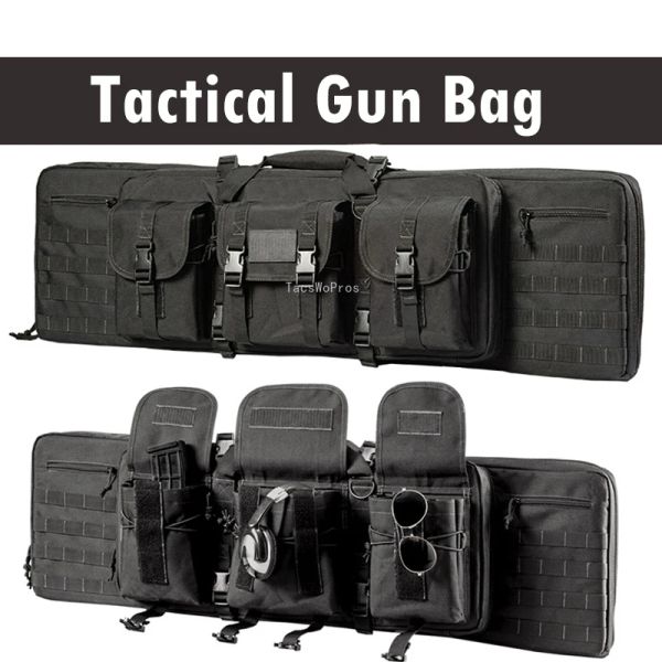 Taschen Taktische Pistole Tasche Stoßfest Outdoor Airsoft Schießen Jagd Gun Schutz Fall Handtasche Langlebig Militär Kampf Gewehr Rucksack