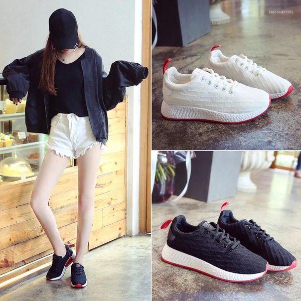 Scarpe casual Trend Sport Donna Sneaker da strada coreana Donna Harajuku Studente Traspirante Running Tide Tennis