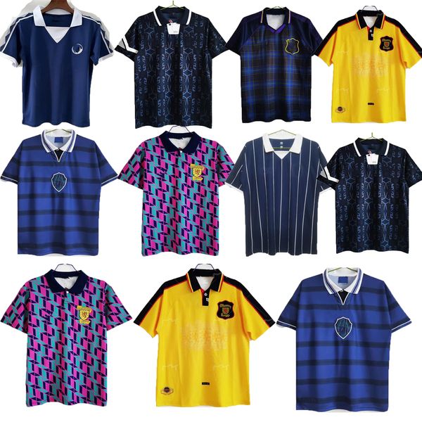 Retro 1978 1982 1986 1990 Dünya Kupası İskoçya Futbol Gömlekleri Retro Futbol Formaları 1991 1992 1993 1994 1996 1998 2000 Vintage Jersey Koleksiyonu Stachan McStay 5991