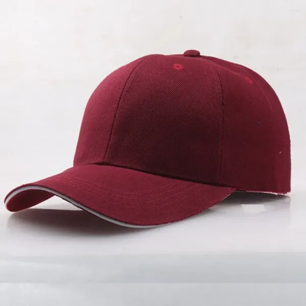 Bola bonés mulheres boné de beisebol snapback chapéu hip-hop ajustável cor sólida unisex primavera verão pai sombra esporte