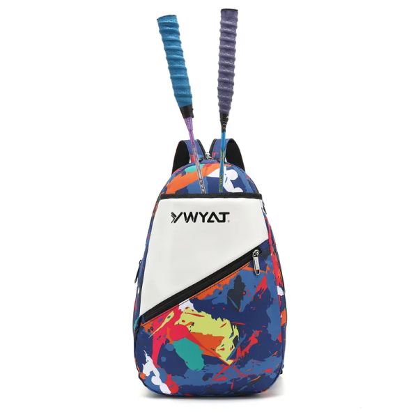 Bolsas de badminton tênis squash squash backpack mochila poliéster kids esportes saco de ombro hold 1pc infantil tênis raquete com sacos de sapatos