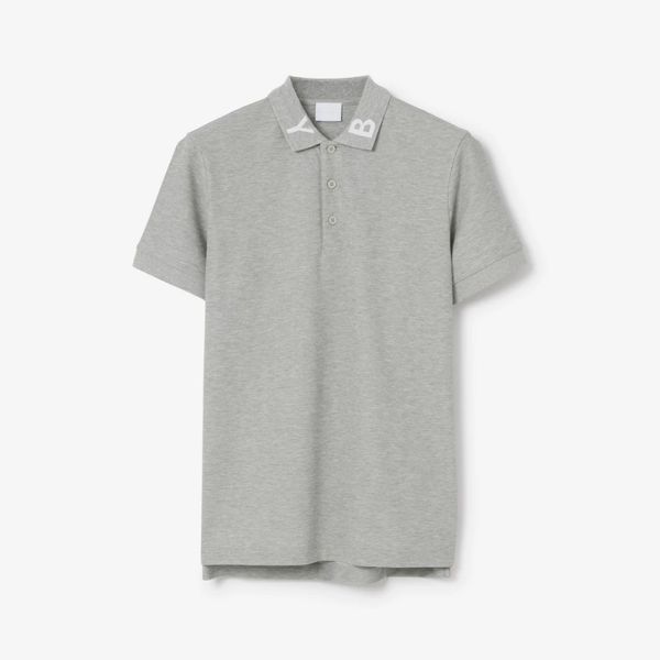 Модная мужская футболка Поло высокого качества Футболки Жаккардовая рубашка-поло с буквенным вырезом и короткими рукавами мгновенно превосходит все версии на рынке Плюс размер S-XL