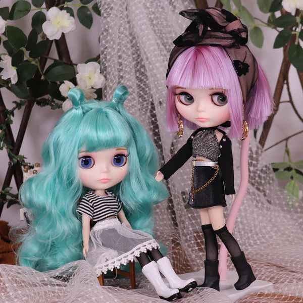 Icy dbs blyth boneca pele branca fosca rosto corpo normal neo 16 bjd ob24 anime menina brinquedos 240311