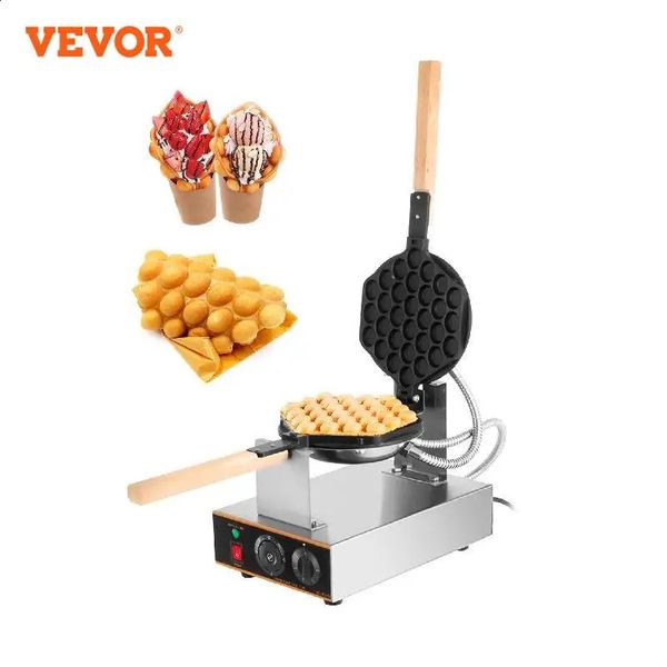 VEVOR Egg Bubble Macchina per waffle elettrica Antiaderente Macchina per fare waffle Elettrodomestico Gaufriers Cottura Snack Gaufres Waffle Iron 240304