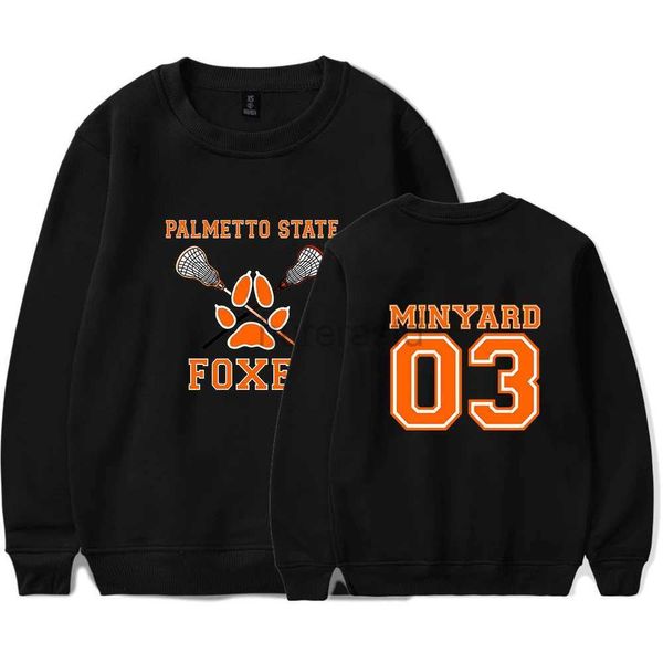 Moletons masculinos Moletons The Foxhole Court Palmetto State Foxes Moletom O-pescoço Hoodie Legal Impresso Uniforme de Equipe Pulôveres Meninos Tops 24318