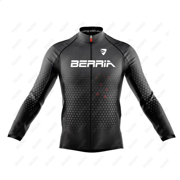 Berria camisa de ciclismo primavera outono manga longa roupas mtb bicicleta uniforme maillot ropa ciclismo camisas casaco masculino 240314