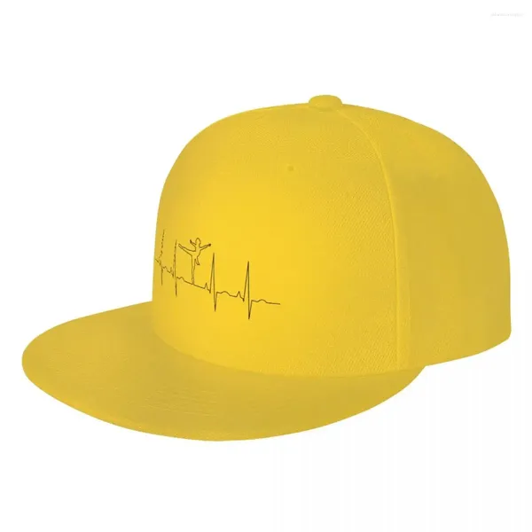 Бейсбольная кепка в стиле хип-хоп, классическая бейсболка с ЭКГ для онлайн-танцев для женщин и мужчин, регулируемая шляпа для папы, Snapback